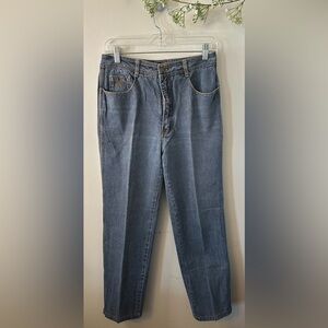 Vintage Jordache | Pinstriped Straight Leg Jean